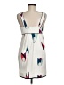 Thread Social Graphic White Cocktail Dress Size 8 - photo 2