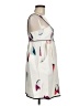 Thread Social Graphic White Cocktail Dress Size 8 - photo 4