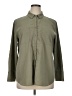Chico's Solid Green Long Sleeve Button-Down Shirt Size XL (3) - photo 1