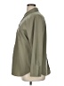 Chico's Solid Green Long Sleeve Button-Down Shirt Size XL (3) - photo 5