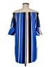 Romeo & Juliet Couture 100% Polyester Blue Kimono Size M - photo 2