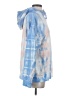 WSLY Tie-dye Blue Pullover Hoodie Size S - photo 4