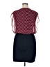 En Focus Studio Chevron-herringbone Burgundy Cocktail Dress Size 14 - photo 2
