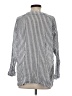 Zara Stripes Silver Long Sleeve Blouse Size XS - photo 2