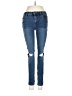 Free People Hearts Blue Jeans Size 27 waist - photo 1
