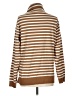 Style&Co Stripes Brown Turtleneck Sweater Size L - photo 2