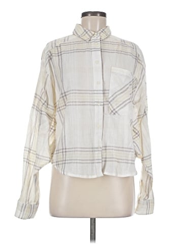 Free People Long Sleeve Button-Down Shirt (view 1)