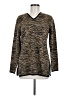 Liz Claiborne Collection Animal Print Brown Pullover Sweater Size M - photo 1