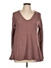 Very J Brown Long Sleeve Top Size L - photo 1