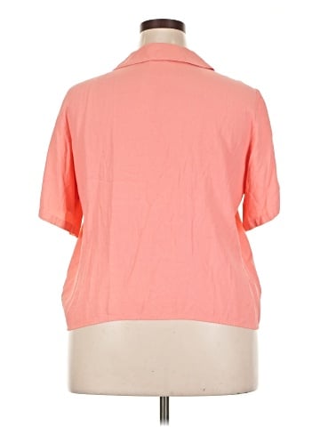 Impressions Short Sleeve Blouse (view 2)