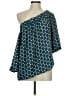 Octavia 100% Polyester Teal 3/4 Sleeve Blouse Size M - photo 1