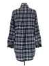BLVD 100% Cotton Plaid Blue 3/4 Sleeve Button-Down Shirt Size M - photo 2