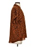 CAbi 100% Polyester Animal Print Brown Short Sleeve Blouse Size S - photo 4