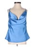 Shein Blue Sleeveless Blouse Size 2 - photo 1