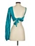 Chriselle Lim Teal Blue Sleeveless Blouse Size S - photo 2