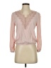 Express 100% Rayon Pink Long Sleeve Blouse Size XS - photo 1