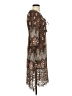 Young Essence Paisley Brown Casual Dress Size S - photo 4
