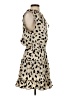 Tyche 100% Polyester Animal Print Tan Casual Dress Size S - photo 4