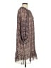 Max Studio 100% Polyester Paisley Brown Casual Dress Size M - photo 4