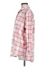 Old Navy 100% Cotton Plaid Pink Long Sleeve Button-Down Shirt Size M - photo 5