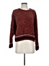 Forever 21 Contemporary Color Block Burgundy Pullover Sweater Size S - photo 1
