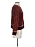 Forever 21 Contemporary Color Block Burgundy Pullover Sweater Size S - photo 4