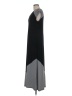 Chico's Chevron-herringbone Gray Casual Dress Size Med (1) - photo 5