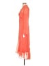 DKNY 100% Polyester Orange Cocktail Dress Size 6 - photo 5