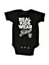 Outerstuff 100% Cotton Graphic Black Short Sleeve Onesie Size 0-3 mo - photo 1