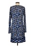 MICHAEL Michael Kors Print Blue Casual Dress Size S - photo 2