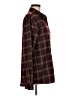 VICI Plaid Burgundy Long Sleeve Blouse Size M - photo 4