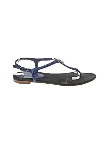 Chanel Metallic Leather Thong Sandals (view 1)