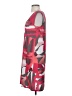 Lole Graphic Red Casual Dress Size S - photo 5