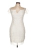 Guess Ivory Cocktail Dress Size L - photo 1