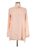 Soprano 100% Polyester Pink Long Sleeve Blouse Size M - photo 1