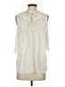 Ella Moss 100% Viscose Ivory Sleeveless Blouse Size S - photo 2