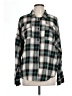 Unbranded Plaid Gray Long Sleeve Blouse Size L - photo 1