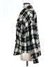 Unbranded Plaid Gray Long Sleeve Blouse Size L - photo 5