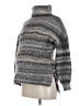 Hatch Stripes Gray Turtleneck Sweater Size Med Maternity (2) - photo 1