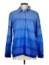 Westbound 100% Cotton Blue Long Sleeve Blouse Size L - photo 1