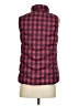 Lands' End 100% Polyester Plaid Red Vest Size XS - photo 2
