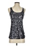 Express Silver Sleeveless Top Size XS - photo 1
