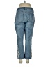 Inc Denim Paisley Blue Jeans Size 8 - photo 2