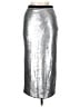 Cinq à Sept Metallic Silver Formal Skirt Size S - photo 1