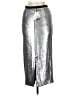 Cinq à Sept Metallic Silver Formal Skirt Size S - photo 2