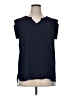 Pleione 100% Polyester Blue Short Sleeve Top Size XL - photo 1