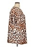 Assorted Brands Animal Print Brown Tan Short Sleeve Blouse Size 1X - photo 4