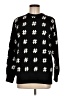Assorted Brands 100% Cotton Houndstooth Black Pullover Sweater Size M - photo 1