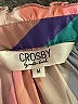 Crosby Color Block Orange Long Sleeve Blouse Size M - photo 7