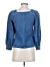 J.Crew Blue 3/4 Sleeve Blouse Size XXS - photo 2